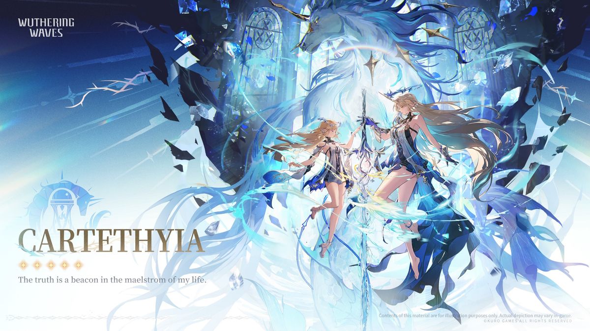 Wuthering Waves Banner-Werbung für Cartethyia