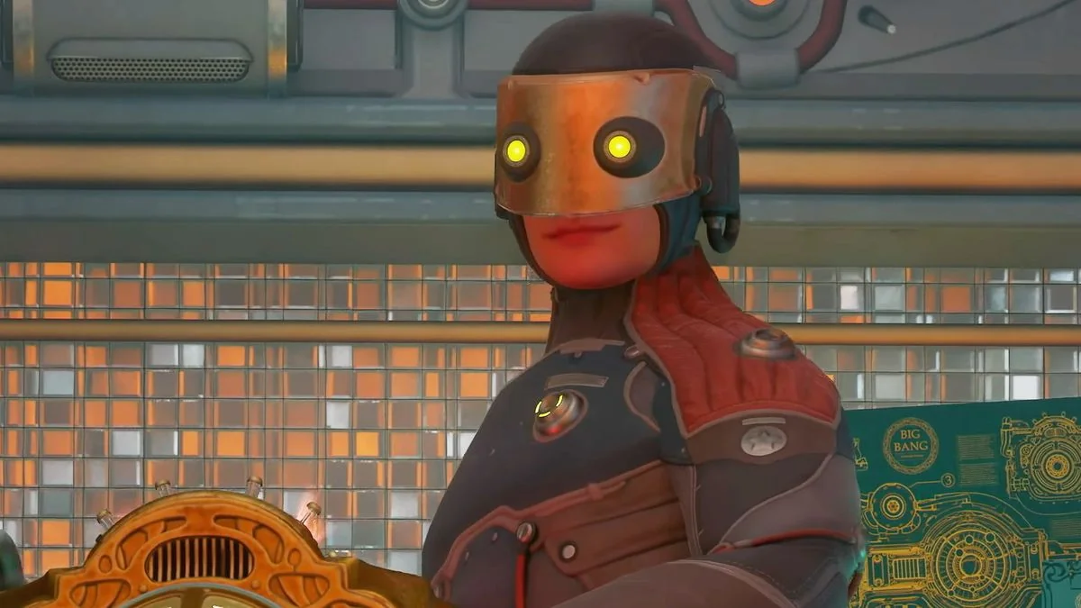 grosse-erwartungen-an-the-outer-worlds-2-inspirationsquellen-und-hoffnungen_img_0 | etalongame.de Eine Person in Sci-Fi-Rüstung und Maske, die lächelt