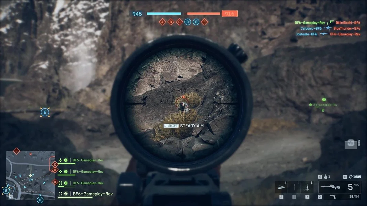 battlefield-6-eindrucke-vom-multiplayer-event-und-neue-features_img_0 | etalongame.de Zielen auf einen Feind durch ein Visier in Battlefield 6