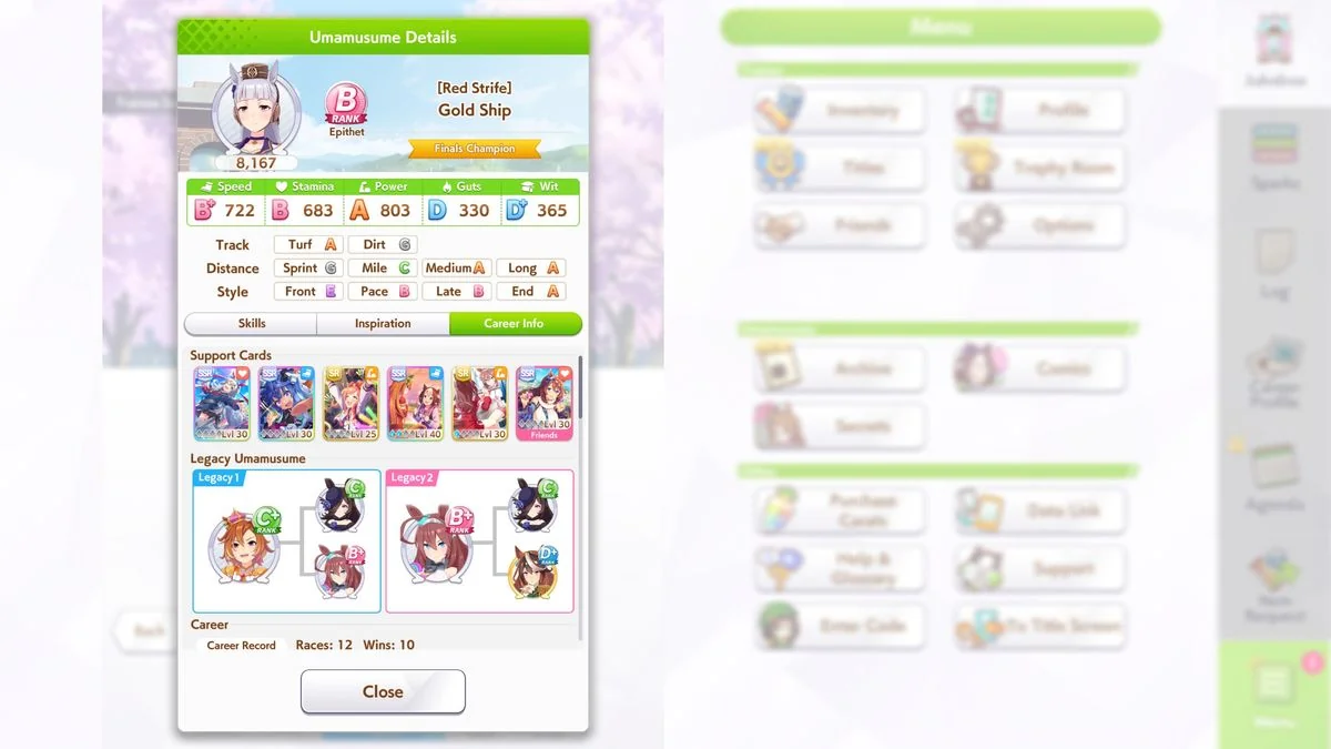 beste-umamusume-pretty-derby-builds-fur-den-rennsieg_img_3 | etalongame.de Umamusume: Pretty Derby Build-Strategien, die die endgültigen Statistiken eines Pferdemädchens zeigen, das gerade die URA Finale-Finals beendet hat.