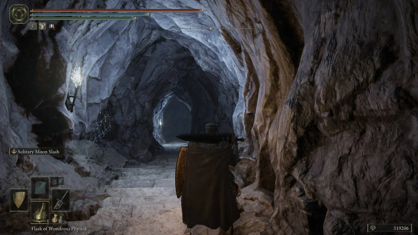 die-besten-geisteraschen-im-elden-ring-dlc-shadow-of-the-erdtree_img_1 | etalongame.de Ein Elden Ring Befleckter in Belurat Gaol, wo die Schwertkämpfer Yosh Geisterasche ist