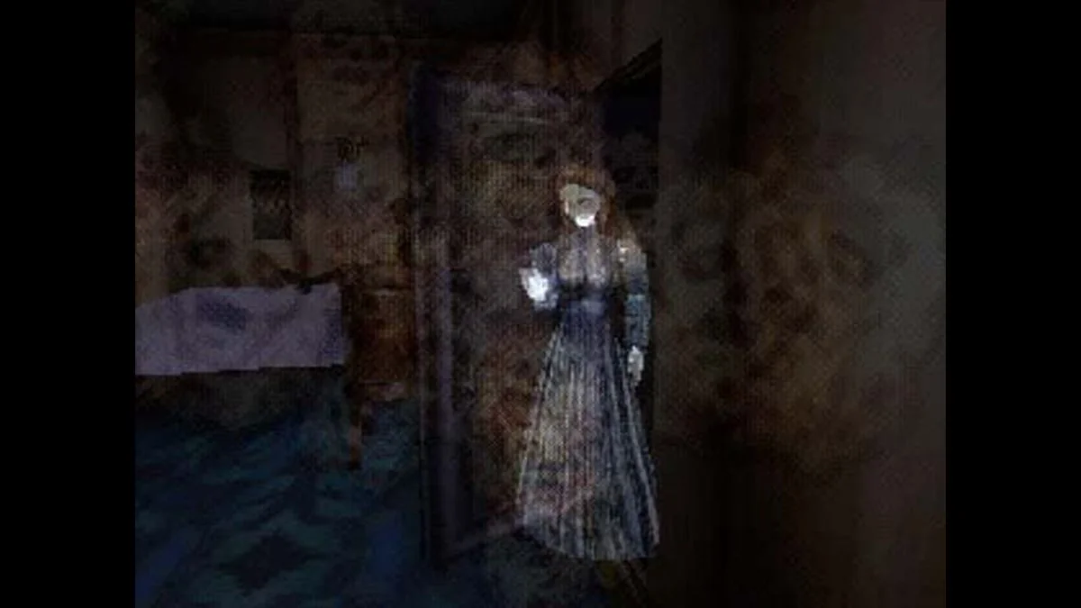 die-besten-japanischen-horrorspiele-eine-liste-der-gruseligsten-erlebnisse_img_0 | etalongame.de Ein Geist in einem dunklen Raum in Echo Night auf PS1