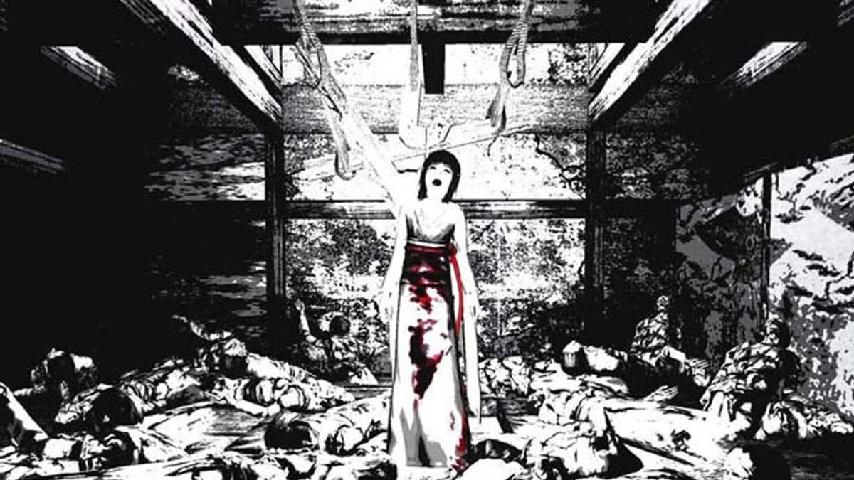die-besten-japanischen-horrorspiele-eine-liste-der-gruseligsten-erlebnisse_img_12 | etalongame.de Ein Geist schreit in Fatal Frame 2