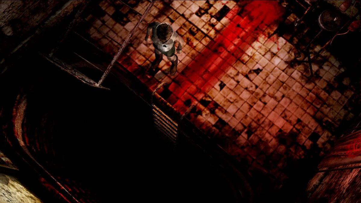 die-besten-japanischen-horrorspiele-eine-liste-der-gruseligsten-erlebnisse_img_13 | etalongame.de Heather schaut in Silent Hill 3 in ein riesiges Loch hinunter