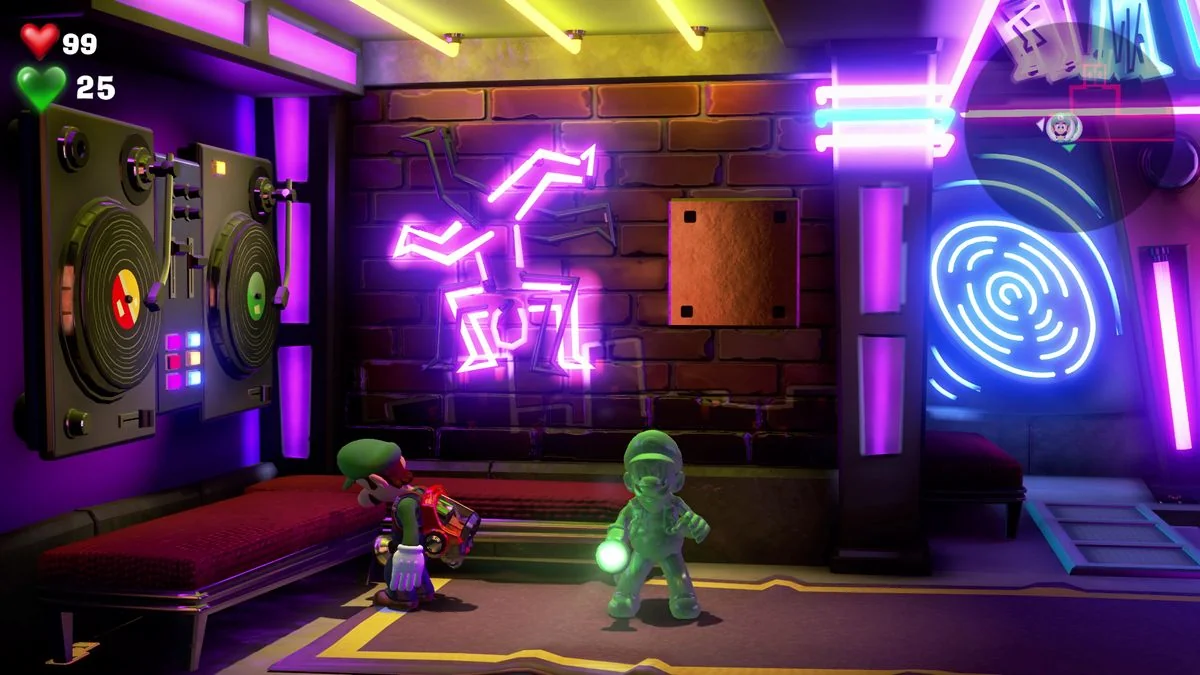 die-besten-spiele-fur-paare-unsere-empfehlungen-fur-gemeinsame-gaming-abende_img_3 | etalongame.de Luigi und Gooigi in Luigi Mansion 3, eines der besten Zwei-Spieler-Switch-Spiele.
