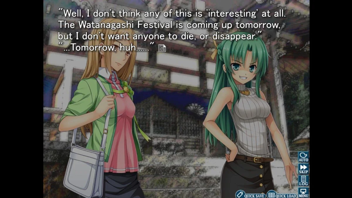 higurashi-when-they-cry-ein-kultklassiker-des-horror-genres_img_1 | etalongame.de Takano diskutiert den Fluch des Festivals in Higurashi: When They Cry