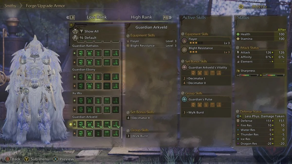 monster-hunter-wilds-die-besten-rustungen-fur-den-einstieg-und-niedrige-range_img_6 | etalongame.de Monster Hunter Wilds beste Rüstung - Wächter Arkveld-Set (niedriger Rang)