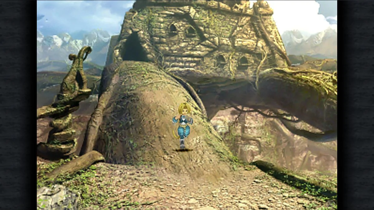 sollte-ein-remake-von-final-fantasy-9-in-betracht-gezogen-werden_img_4 | etalongame.de Zidane überquert eine Baumstammbrücke in Final Fantasy 9