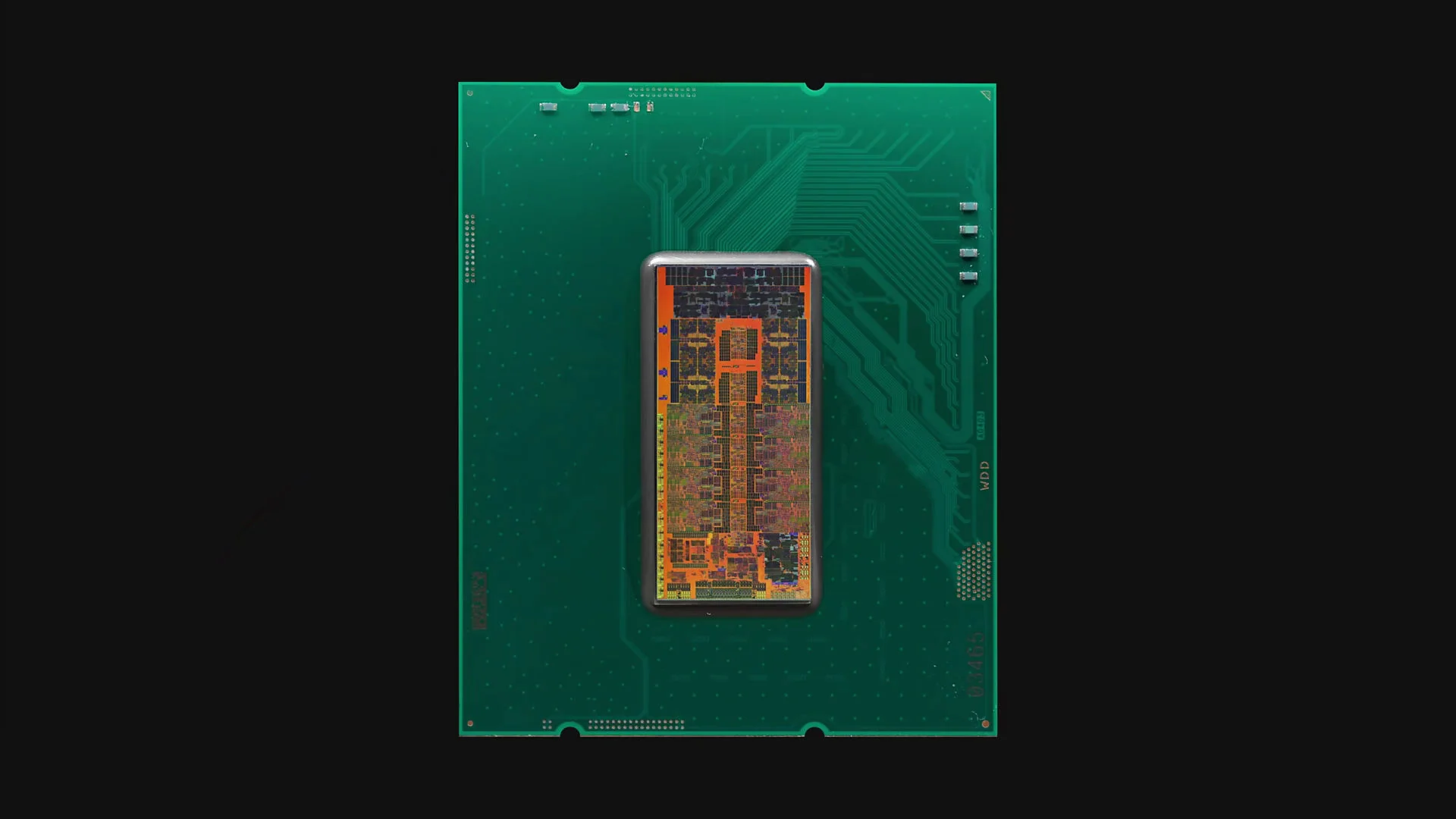 intel-prasentiert-beeindruckende-zahlen-fur-18a-chip_img_0 | etalongame.de Ein Screenshot aus einem Video von Ordinary Uncle Tony, der die innere Struktur von Intels Arrow Lake Desktop-CPU zeigt